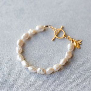 🆕 KESHI NUGGET PEARL BRACELET